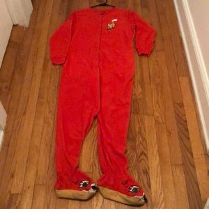 Fox adult onesie, size small.